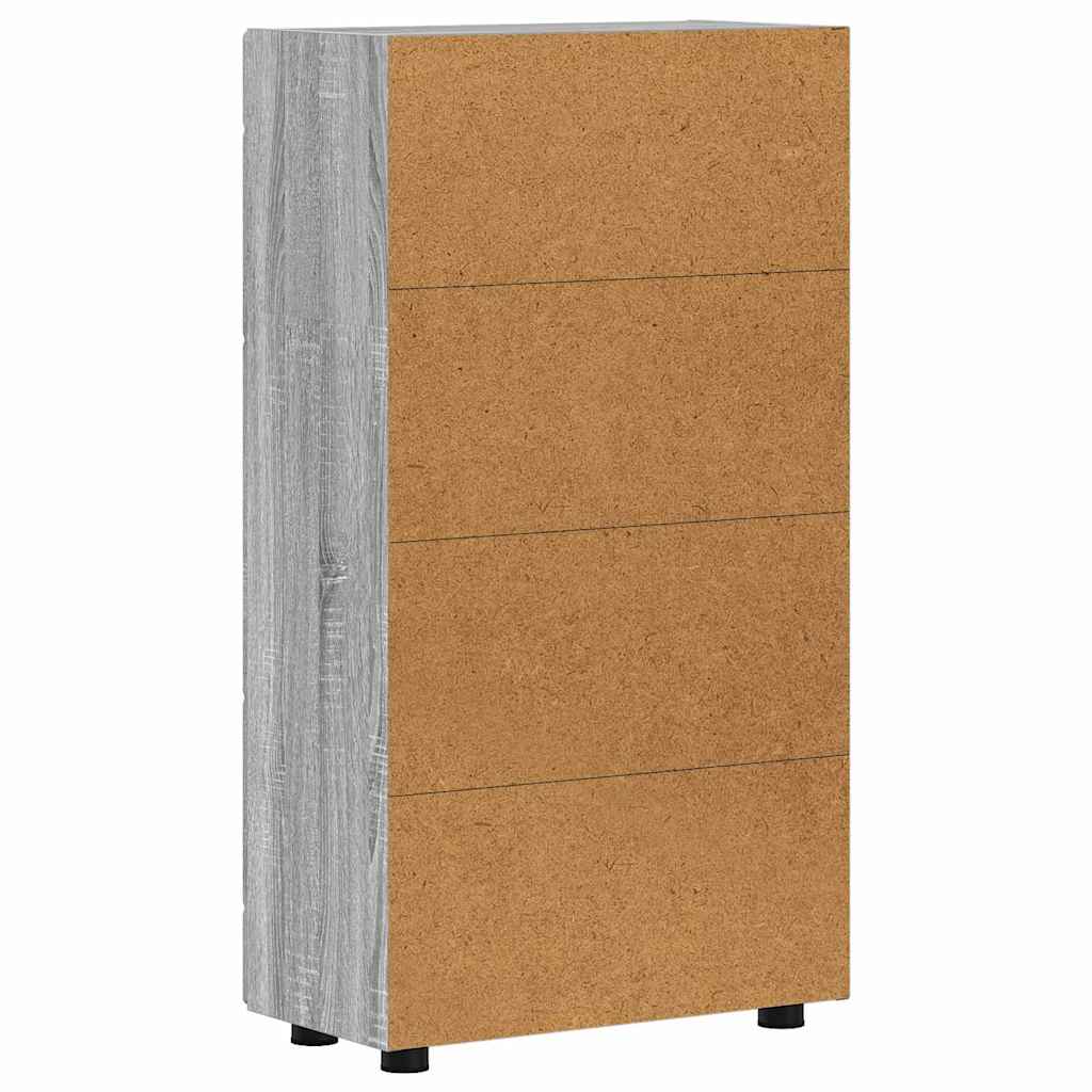 Sideboard | Kommode | Vitrinenschrank | Glastüren | Wohnzimmermöbel | 103 cm