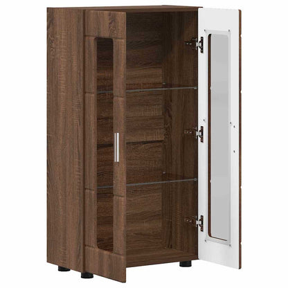 Sideboard | Kommode | Vitrinenschrank | Glastüren | Wohnzimmermöbel | 103 cm