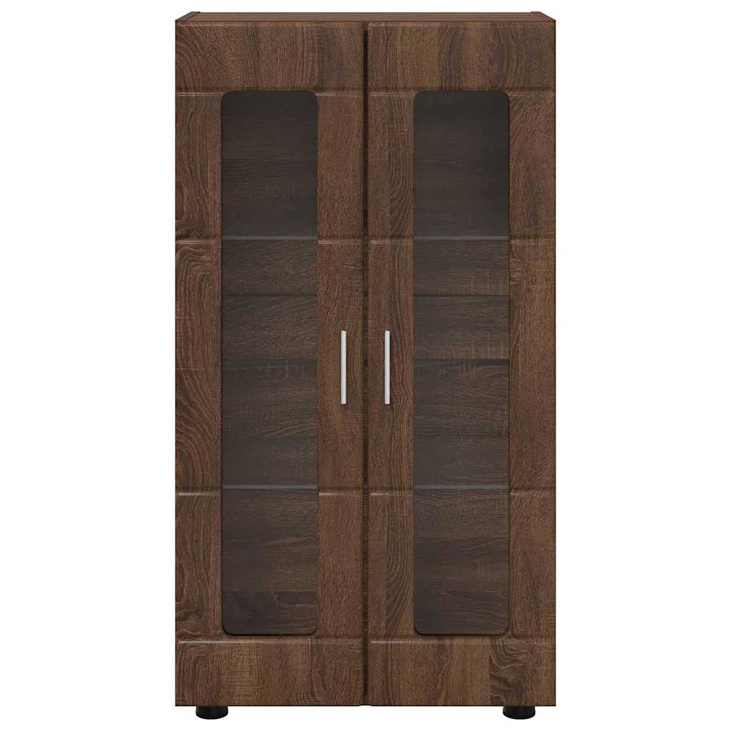 Sideboard | Kommode | Vitrinenschrank | Glastüren | Wohnzimmermöbel | 103 cm