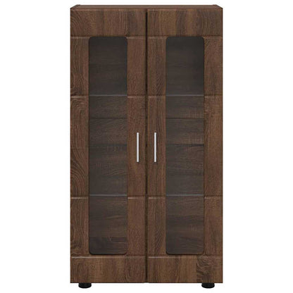 Sideboard | Kommode | Vitrinenschrank | Glastüren | Wohnzimmermöbel | 103 cm