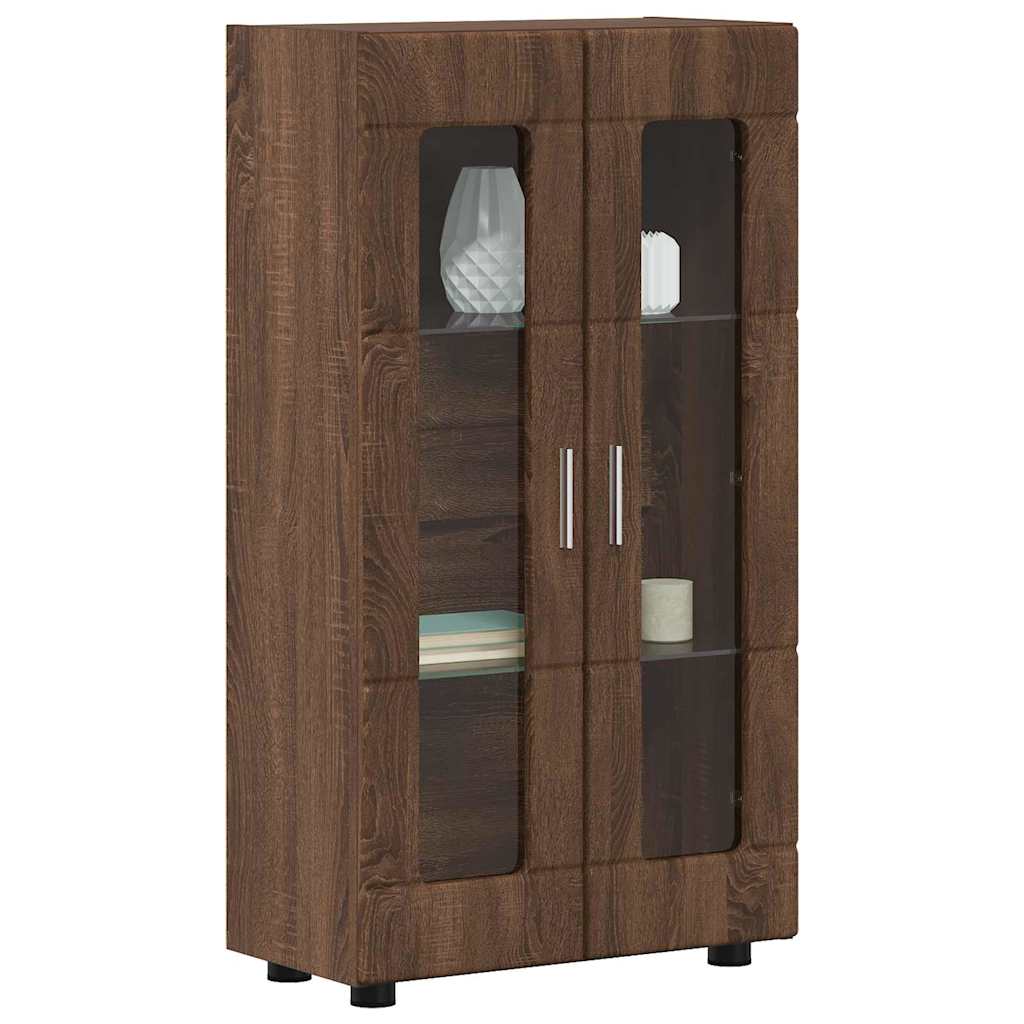 Sideboard | Kommode | Vitrinenschrank | Glastüren | Wohnzimmermöbel | 103 cm