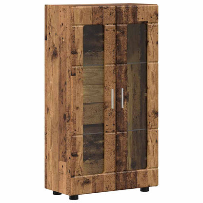 Sideboard | Kommode | Vitrinenschrank | Glastüren | Wohnzimmermöbel | 103 cm