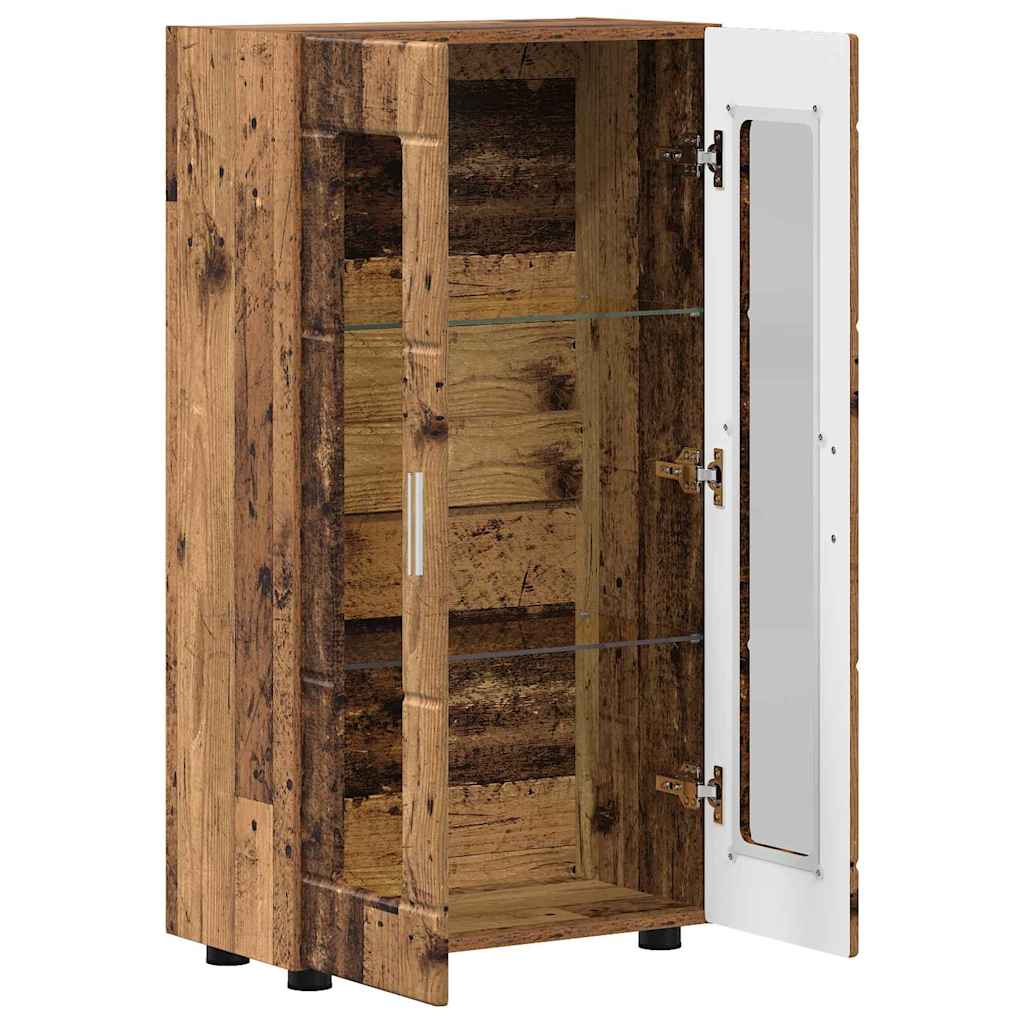 Sideboard | Kommode | Vitrinenschrank | Glastüren | Wohnzimmermöbel | 103 cm
