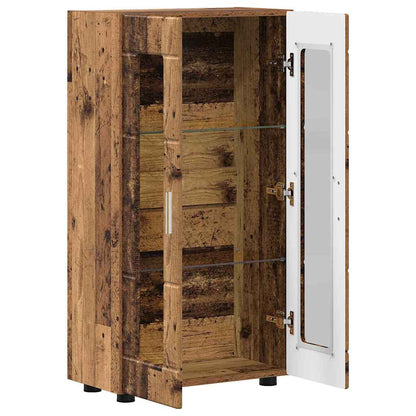 Sideboard | Kommode | Vitrinenschrank | Glastüren | Wohnzimmermöbel | 103 cm