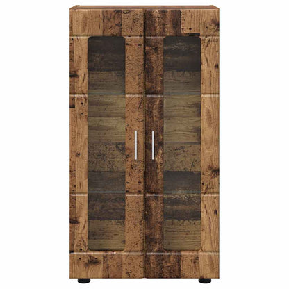 Sideboard | Kommode | Vitrinenschrank | Glastüren | Wohnzimmermöbel | 103 cm