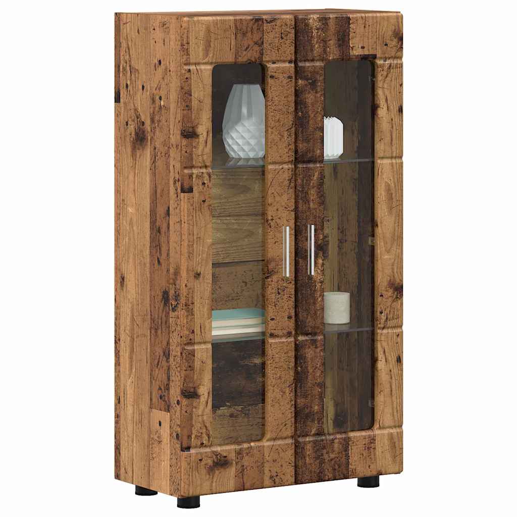 Sideboard | Kommode | Vitrinenschrank | Glastüren | Wohnzimmermöbel | 103 cm