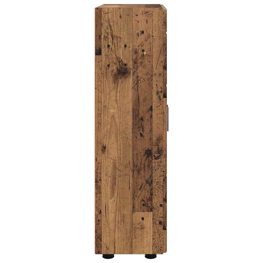 Sideboard | Kommode | Vitrinenschrank | Glastüren | Wohnzimmermöbel | 103 cm