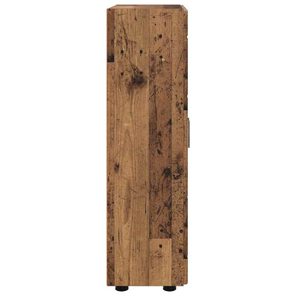 Sideboard | Kommode | Vitrinenschrank | Glastüren | Wohnzimmermöbel | 103 cm