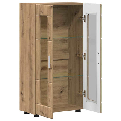 Sideboard | Kommode | Vitrinenschrank | Glastüren | Wohnzimmermöbel | 103 cm