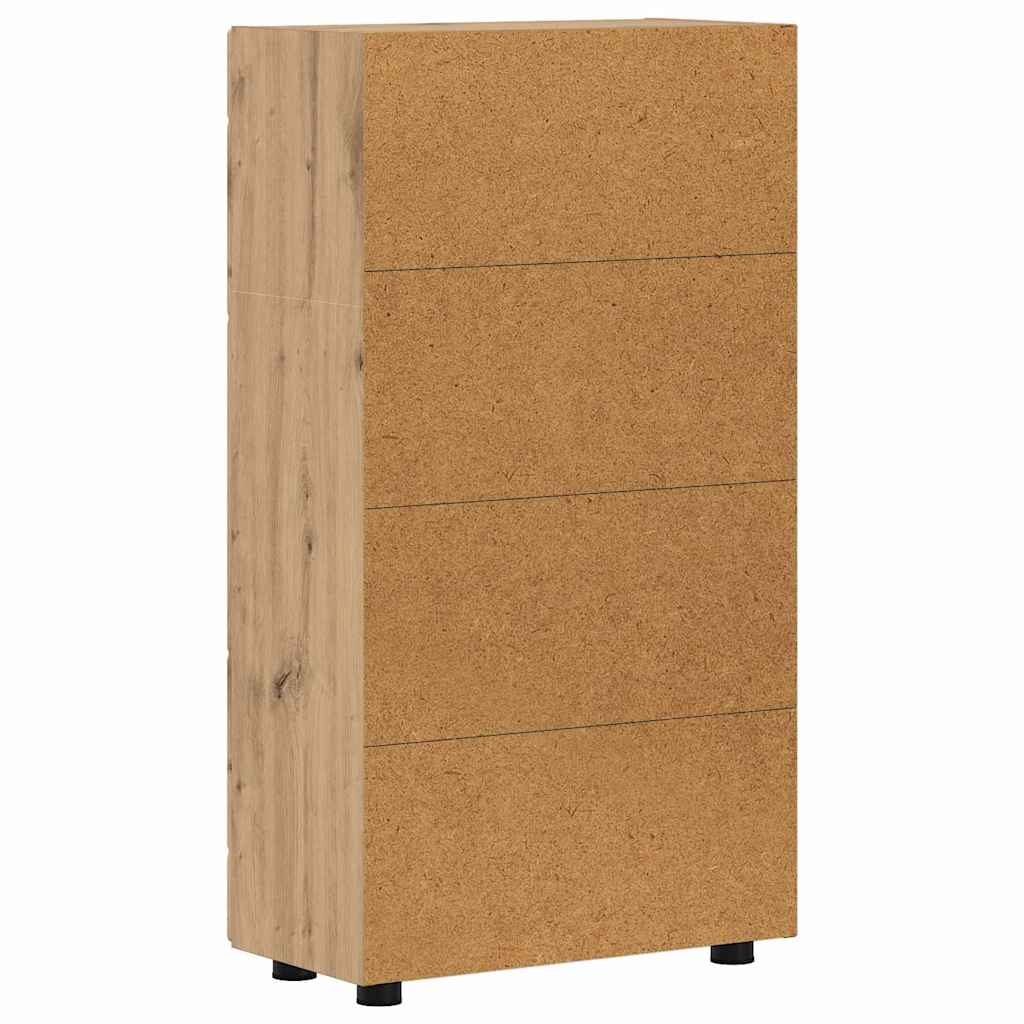 Sideboard | Kommode | Vitrinenschrank | Glastüren | Wohnzimmermöbel | 103 cm