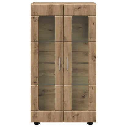 Sideboard | Kommode | Vitrinenschrank | Glastüren | Wohnzimmermöbel | 103 cm