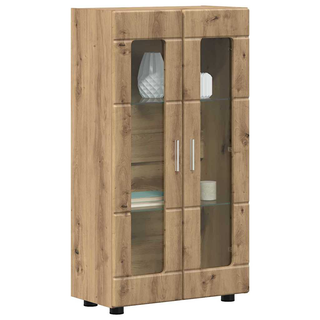 Sideboard | Kommode | Vitrinenschrank | Glastüren | Wohnzimmermöbel | 103 cm