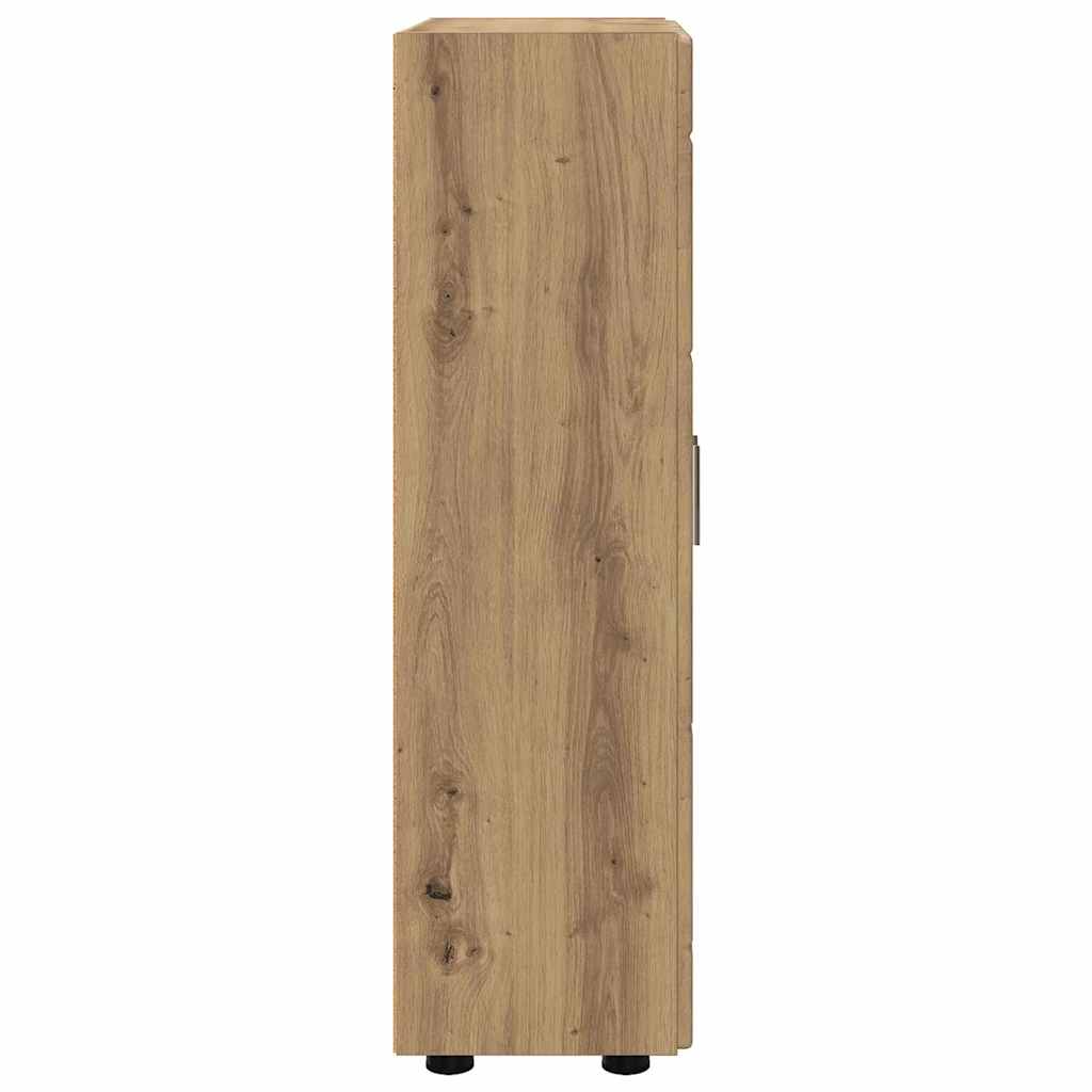 Sideboard | Kommode | Vitrinenschrank | Glastüren | Wohnzimmermöbel | 103 cm