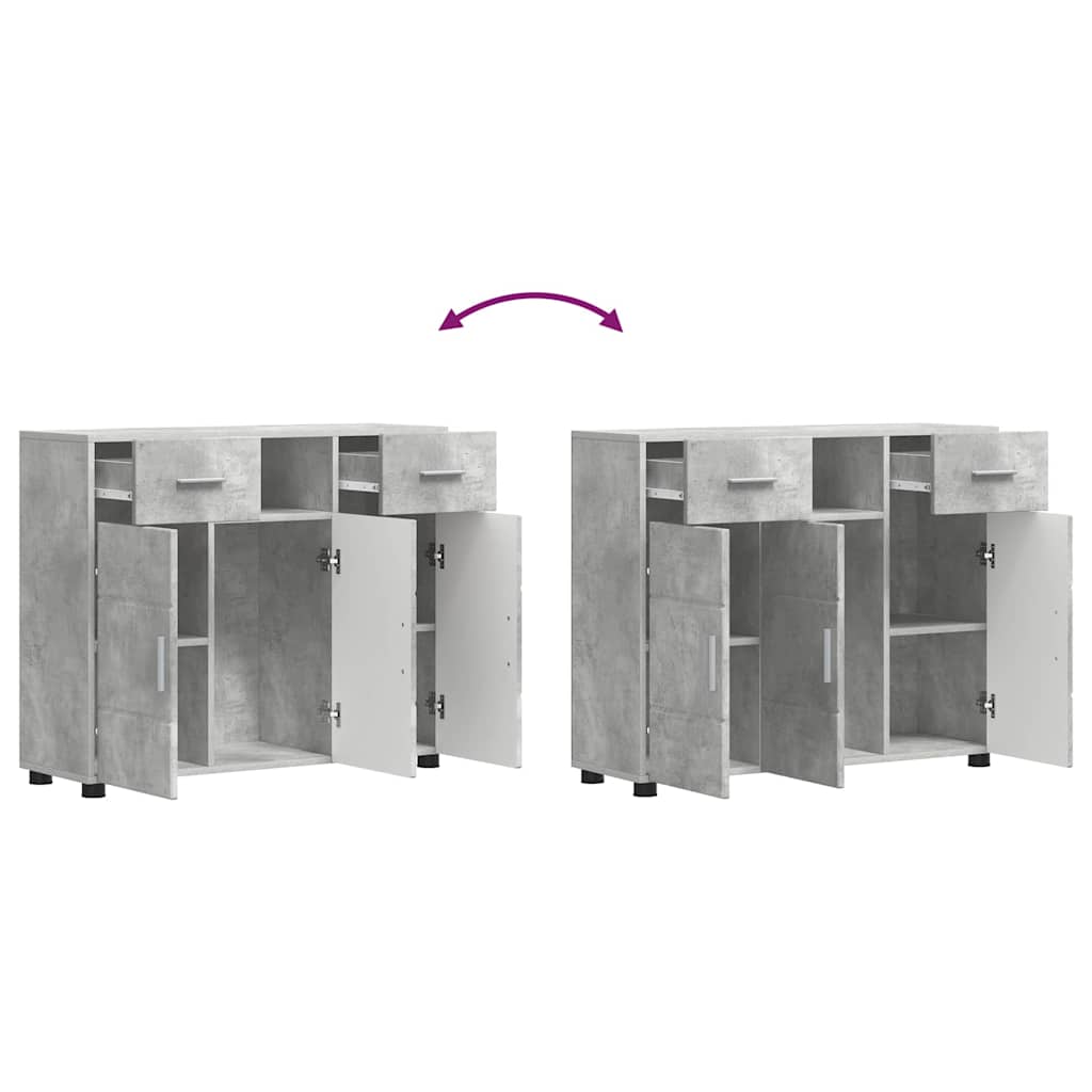 Modernes Sideboard | Anrichte | Kommode | Buffetmöbel | Schrank | 88,5 x 73 cm