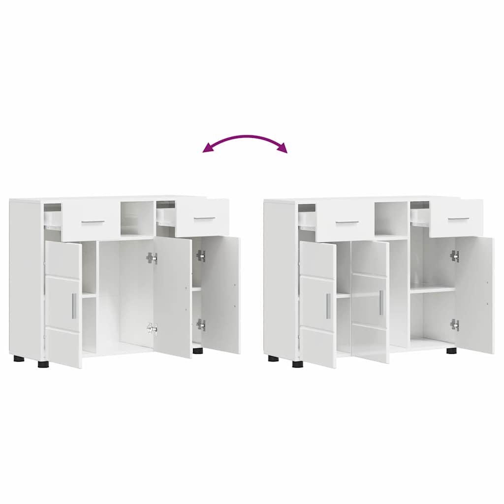 Modernes Sideboard | Anrichte | Kommode | Buffetmöbel | Schrank | 88,5 x 73 cm