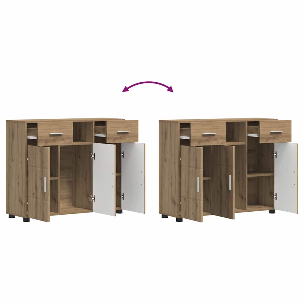 Modernes Sideboard | Anrichte | Kommode | Buffetmöbel | Schrank | 88,5 x 73 cm