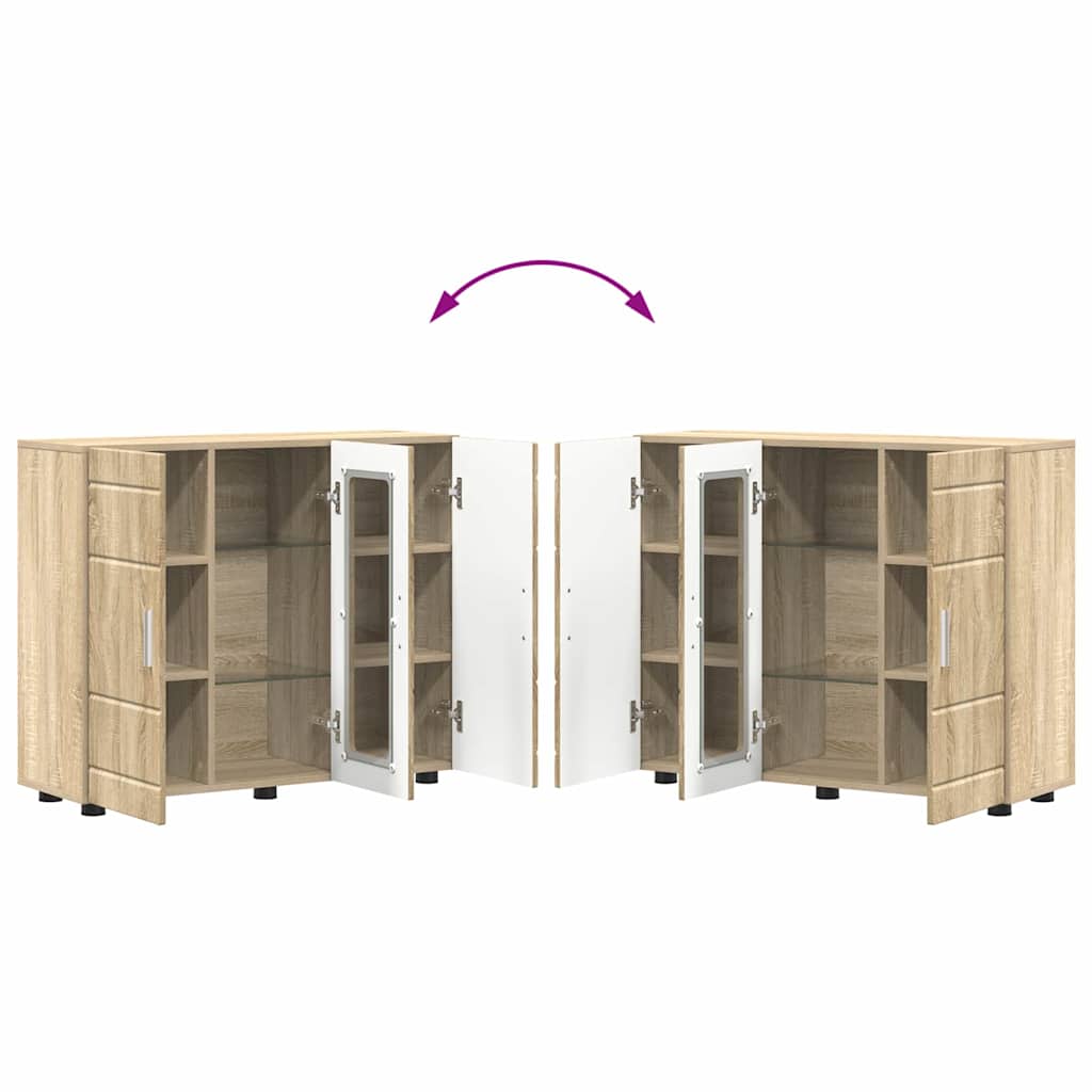Kommode | Buffetmöbel | Modernes Sideboard | Anrichte | Schrank | 88,5 x 73 cm