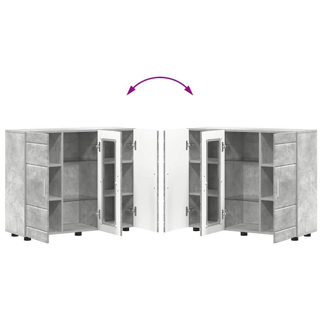 Kommode | Buffetmöbel | Modernes Sideboard | Anrichte | Schrank | 88,5 x 73 cm