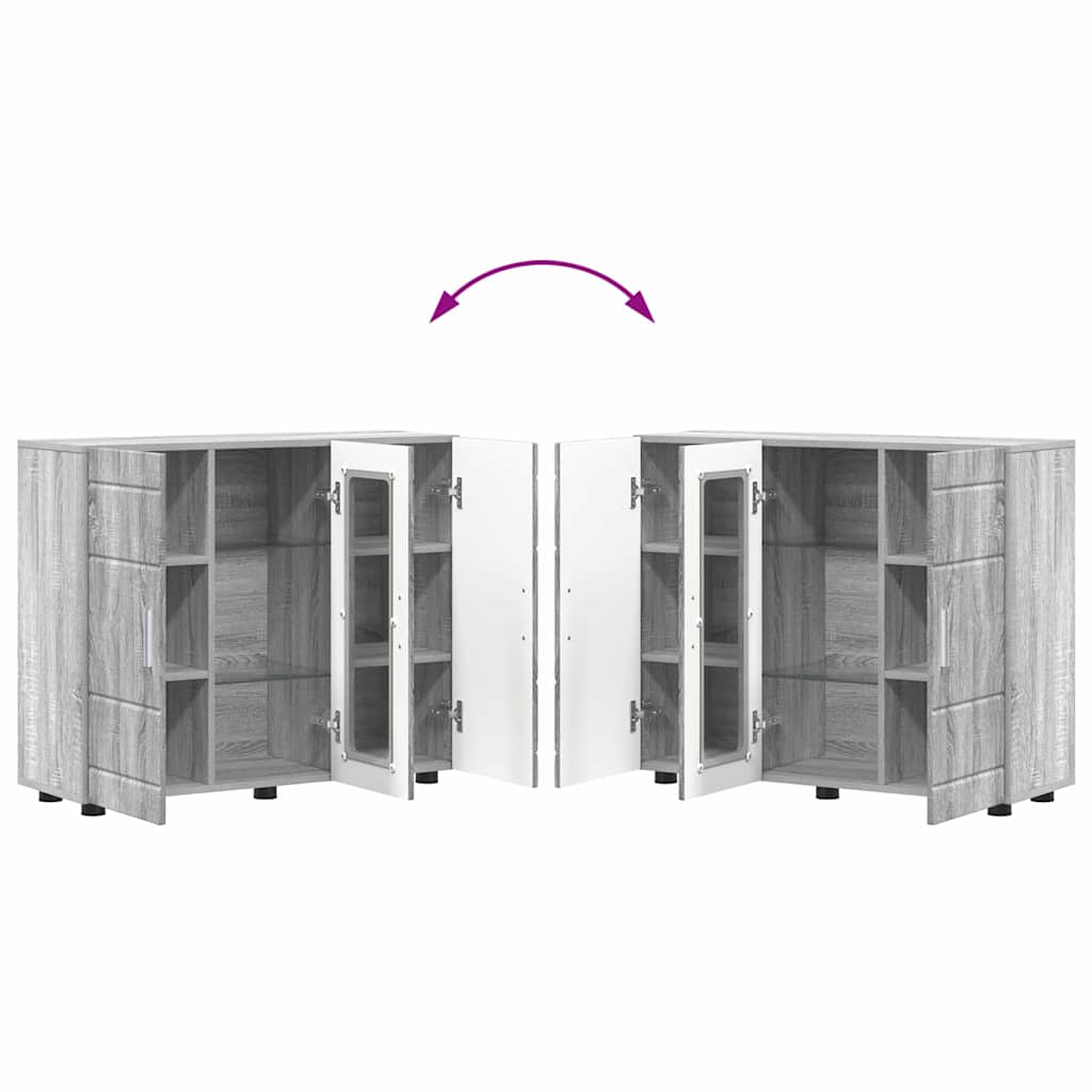 Kommode | Buffetmöbel | Modernes Sideboard | Anrichte | Schrank | 88,5 x 73 cm