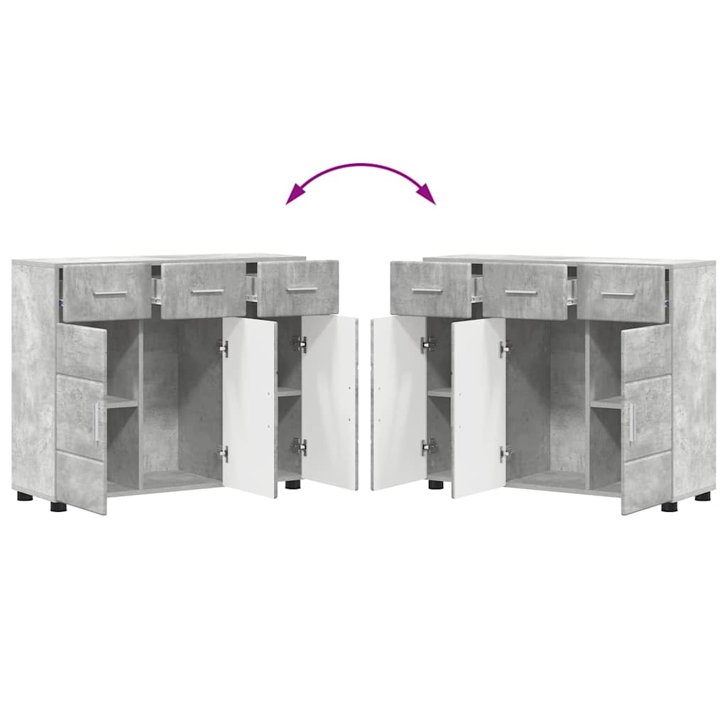 Modernes Sideboard | Kommode | Buffetmöbel | Anrichte | Schrank | 88,5 x 73 cm