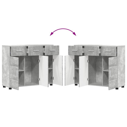 Modernes Sideboard | Kommode | Buffetmöbel | Anrichte | Schrank | 88,5 x 73 cm