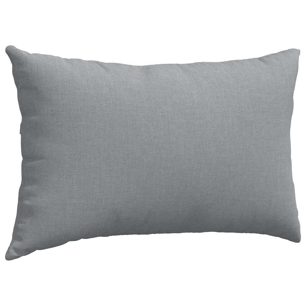 Sofakissen 2 pcs Weiß 50 x 30 cm Stoff