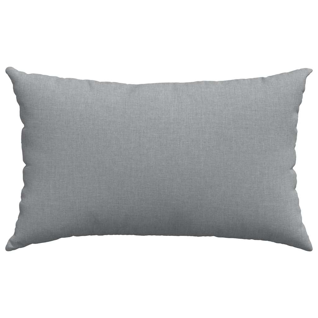 Sofakissen 2 pcs Weiß 50 x 30 cm Stoff