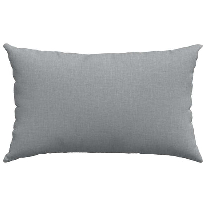 Sofakissen 2 pcs Weiß 50 x 30 cm Stoff