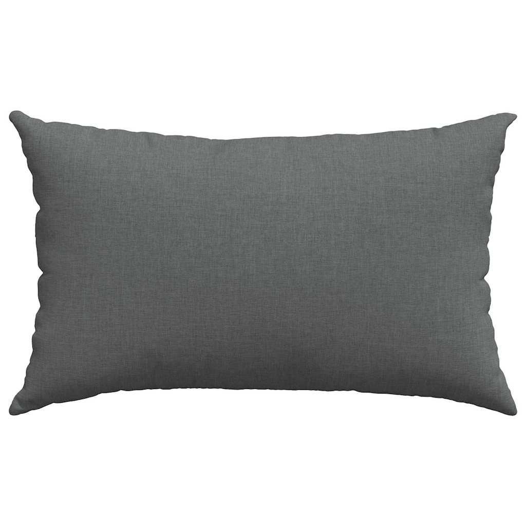 Sofakissen 2 pcs Weiß 50 x 30 cm Stoff