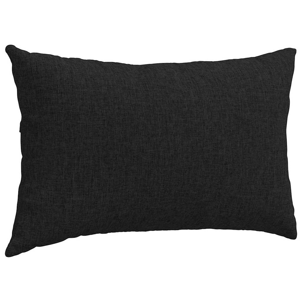 Sofakissen 2 pcs Weiß 50 x 30 cm Stoff