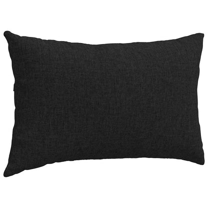 Sofakissen 2 pcs Weiß 50 x 30 cm Stoff