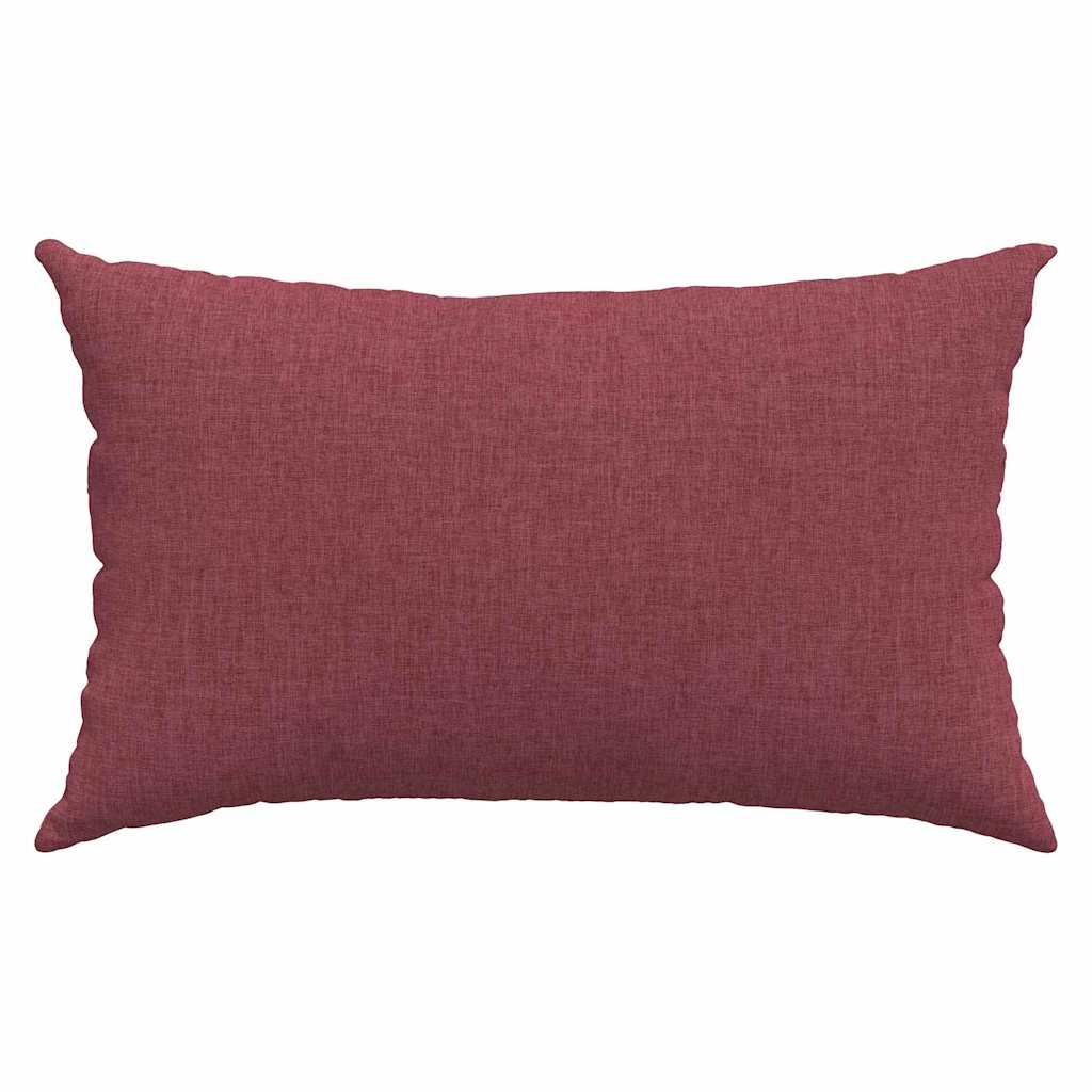 Sofakissen 2 pcs Weiß 50 x 30 cm Stoff