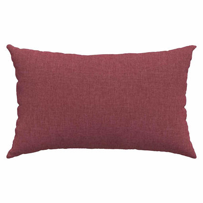 Sofakissen 2 pcs Weiß 50 x 30 cm Stoff