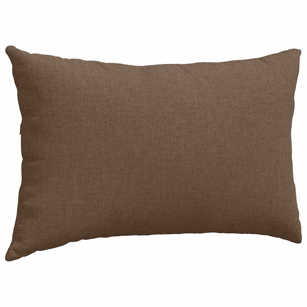 Sofakissen 2 pcs Weiß 50 x 30 cm Stoff