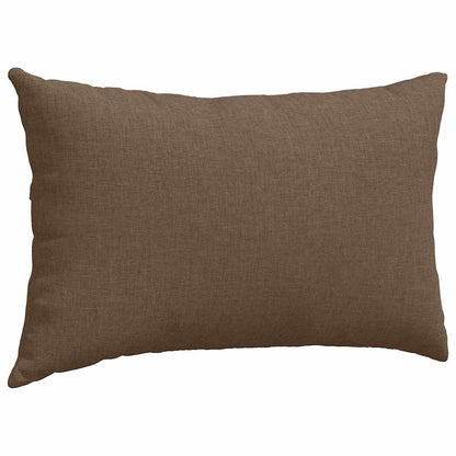 Sofakissen 2 pcs Weiß 50 x 30 cm Stoff