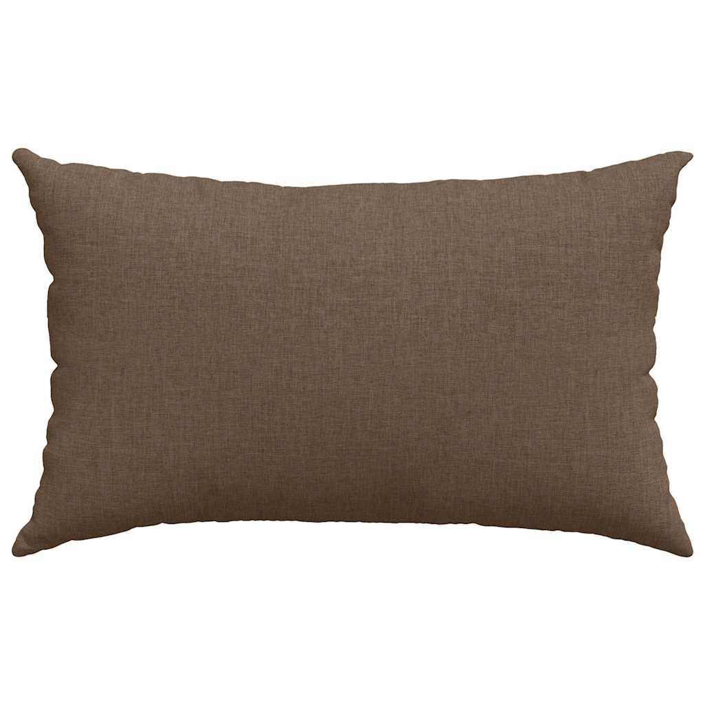 Sofakissen 2 pcs Weiß 50 x 30 cm Stoff