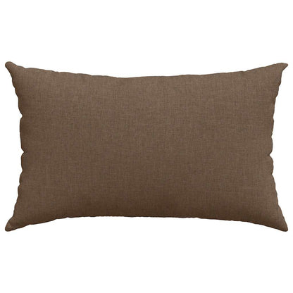 Sofakissen 2 pcs Weiß 50 x 30 cm Stoff