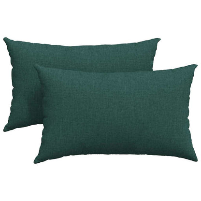 Sofakissen 2 pcs Weiß 50 x 30 cm Stoff