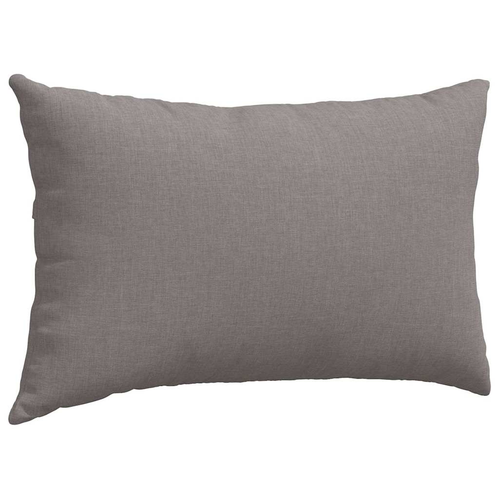 Sofakissen 2 pcs Weiß 50 x 30 cm Stoff