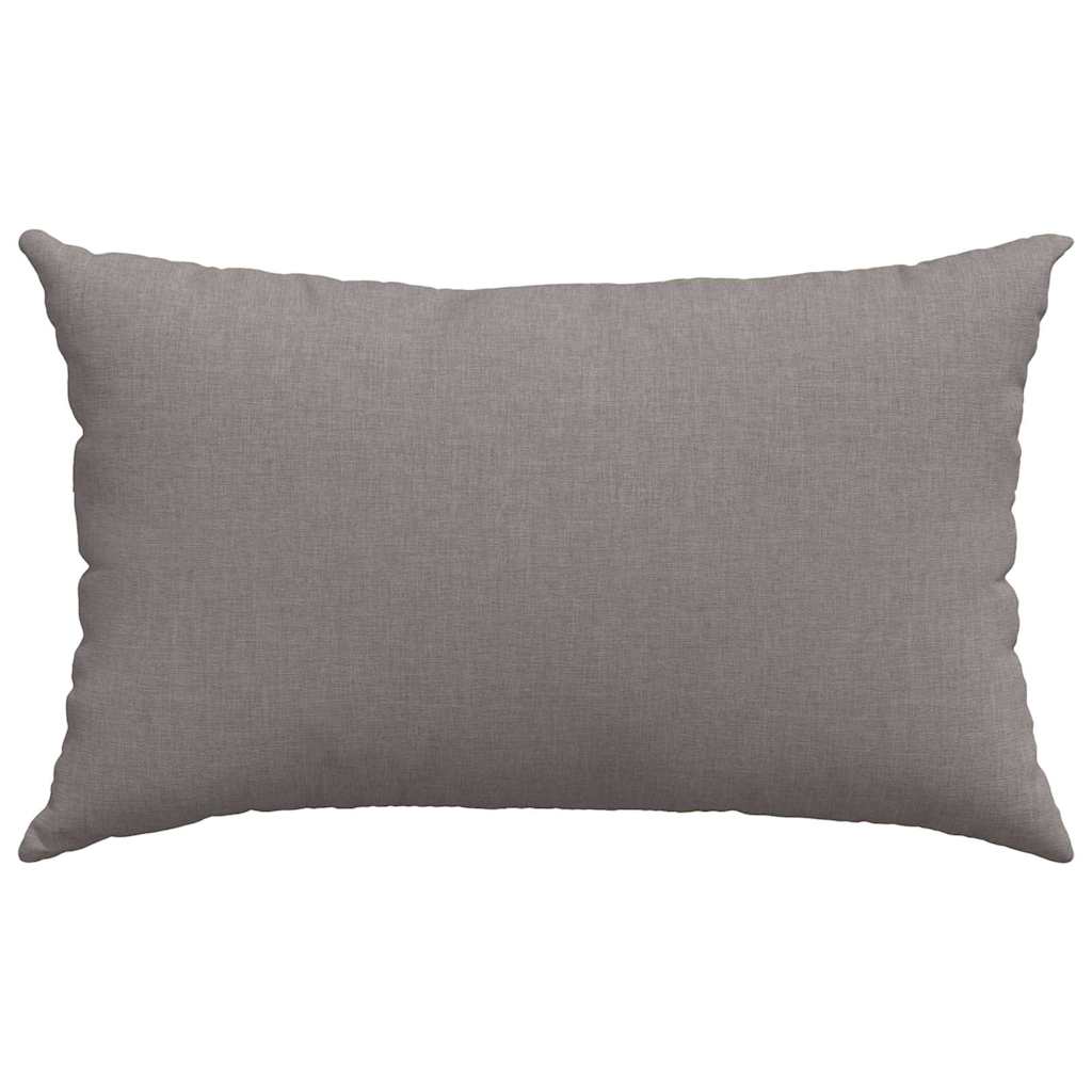 Sofakissen 2 pcs Weiß 50 x 30 cm Stoff