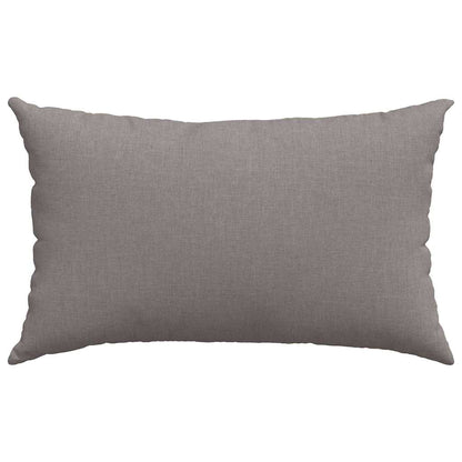 Sofakissen 2 pcs Weiß 50 x 30 cm Stoff