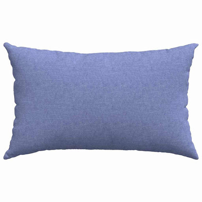 Sofakissen 2 pcs Weiß 50 x 30 cm Stoff