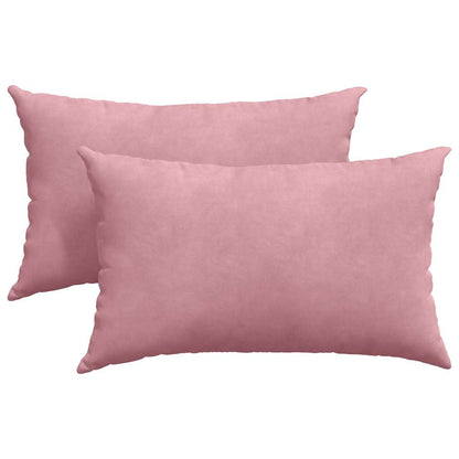 Sofakissen 2 Stück Gelb 50 x 30 cm Cordstoff