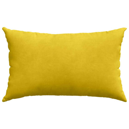 Sofakissen 2 Stück Gelb 50 x 30 cm Cordstoff