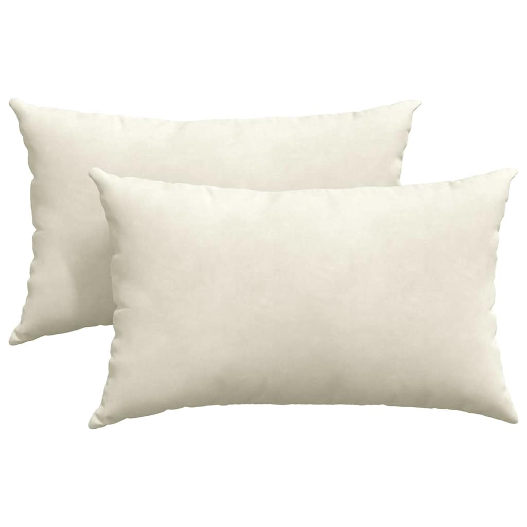 Sofakissen 2 Stück Gelb 50 x 30 cm Cordstoff