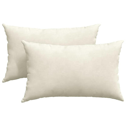 Sofakissen 2 Stück Gelb 50 x 30 cm Cordstoff