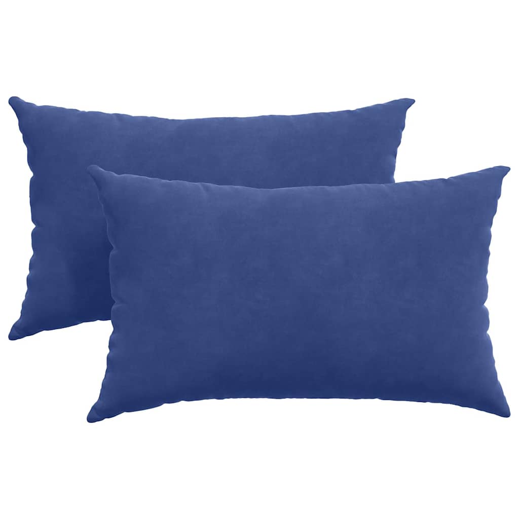 Sofakissen 2 Stück Gelb 50 x 30 cm Cordstoff
