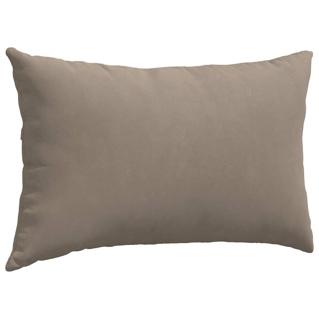 Sofakissen 2 Stück Beige 50 x 30 cm Stoff