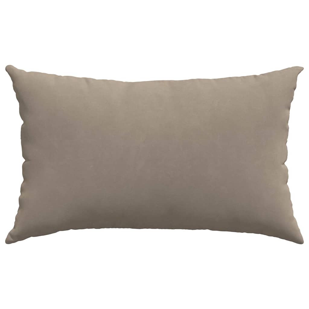 Sofakissen 2 Stück Beige 50 x 30 cm Stoff
