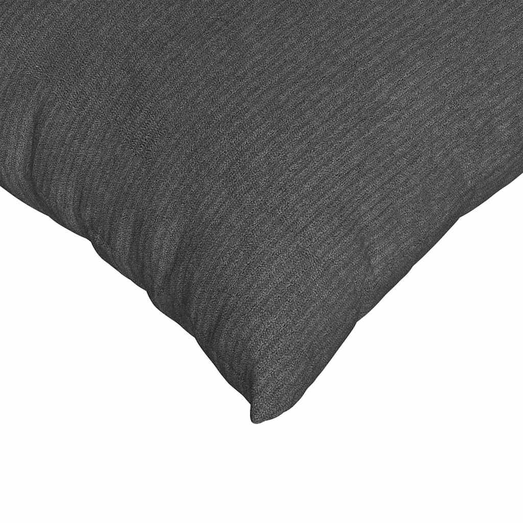 Sofakissen 2 Stück Hellgrau 50 x 30 cm Cordstoff